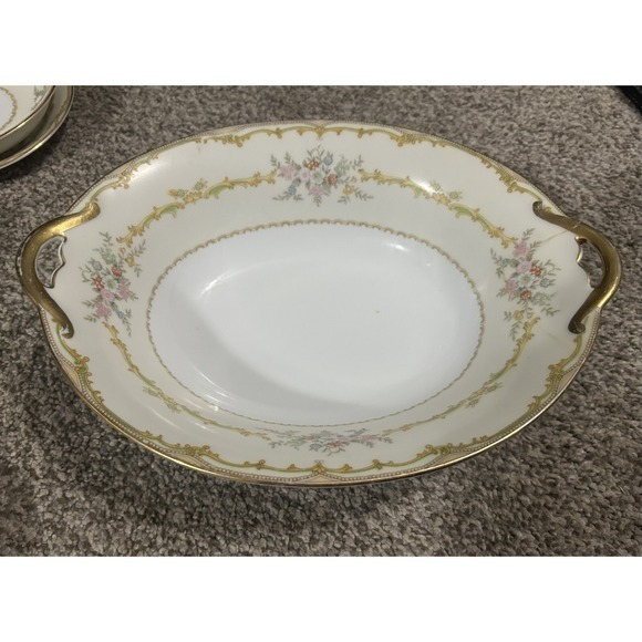 RARE Noritake Japan Dinner Set Hand Painted Floral Golden Trim 28 Piece Gift - Picture 12 of 16